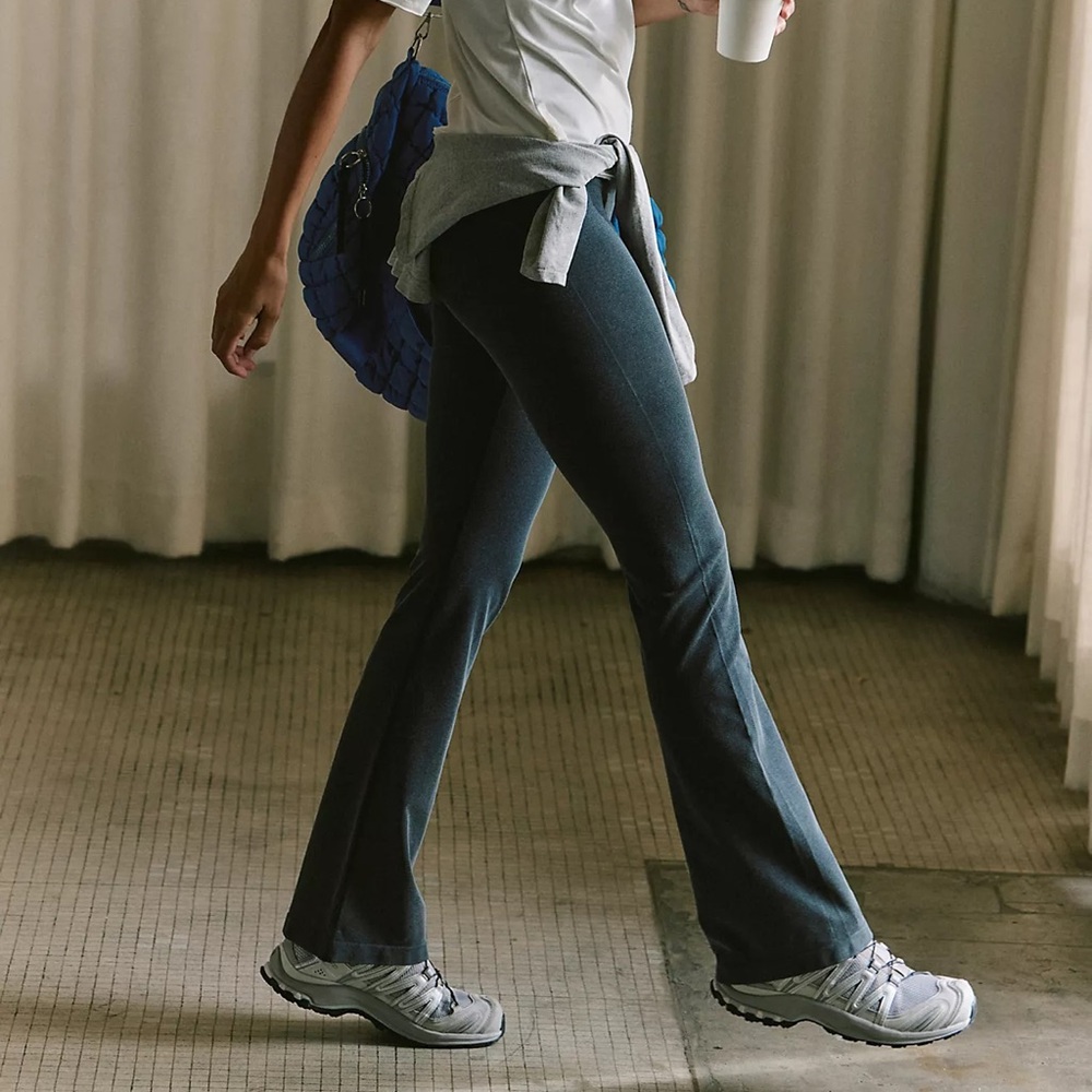 Free People Go To Smooth Straight Leg Pants